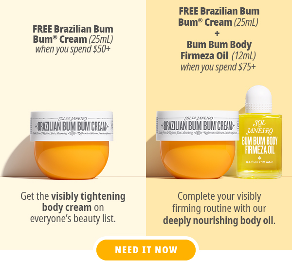 FREE Brazilian Bum Bum Cream + Bum Bum Firmeza Oil - NEED IT NOW