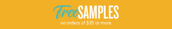 Free Samples on orders $35 or more