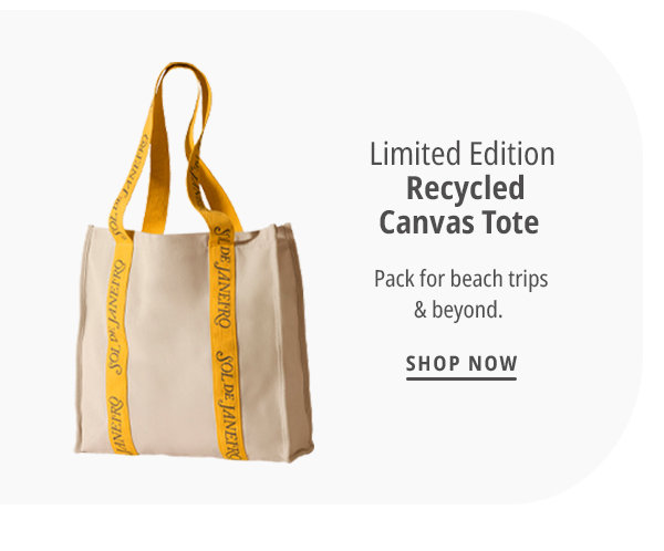 SOL Recycled Canvas Tote Bag - Eco-Friendly - Sol de Janeiro