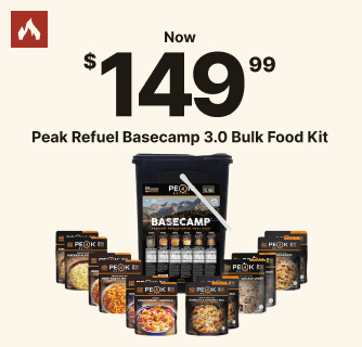 Peak Refuel Basecamp Bulk Food Kit Now $149.99