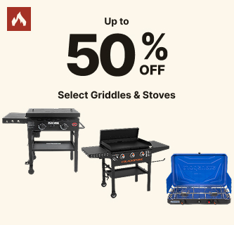 Up to 50% Off Select Griddles & Stoves