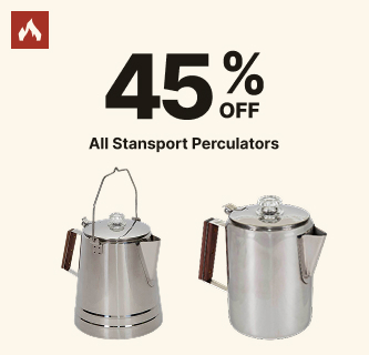 45% Off ALL Stansport Perculators