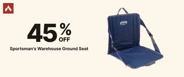 45% Off Sportsman's Warehouse Ground Seat