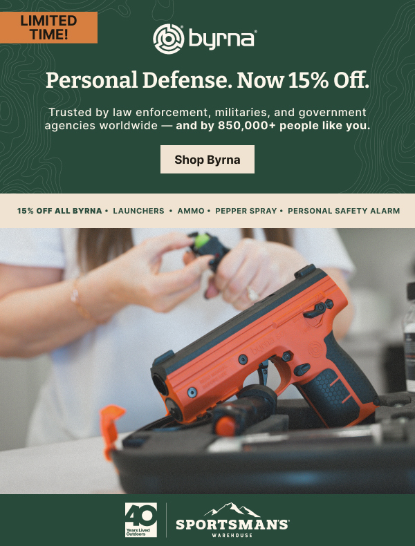Limited-Time Savings on Byrna! Up to 15% Off