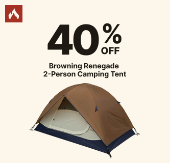 40% Off Browning Renegade 2-Person Camping Tent