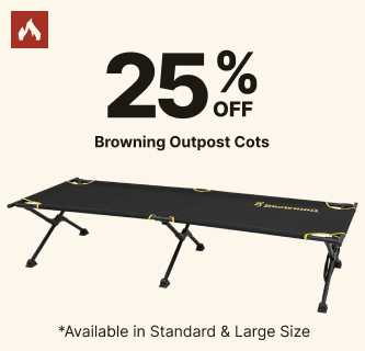 25% Off Browning Outpost Cots