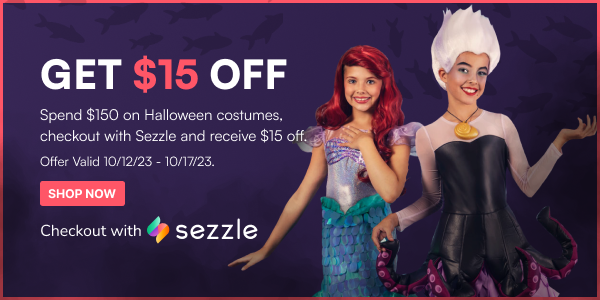 Sezzle Ad, $15 off when you spend $150