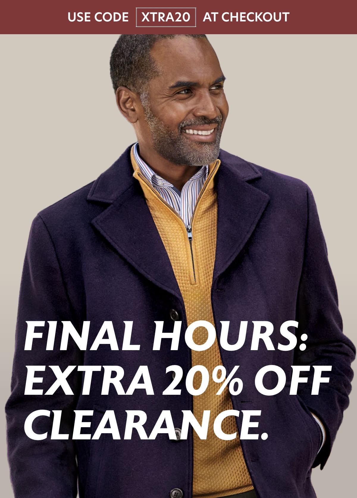 Last call for extra 20% off. - Paul Fredrick