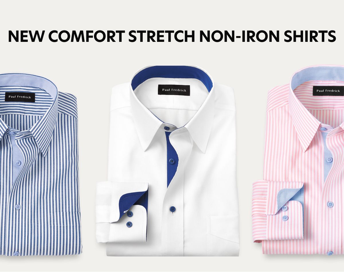 comfort stretch non iron