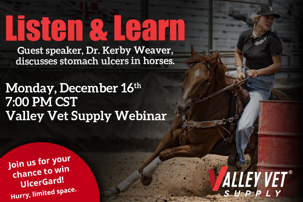 Listen & Learn - Guest speaker, Dr. Kerby Weaver, discusses stomach ulcers in horses