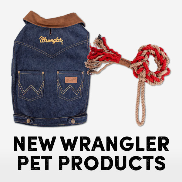 New Wrangler Pet Products - Shop Now