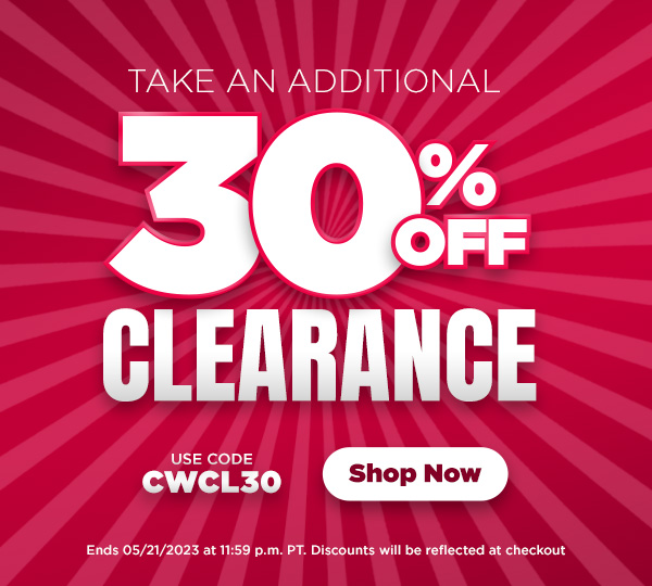 Shop & Save! Take an Additional 30% off ALL Clearance! - Carol
