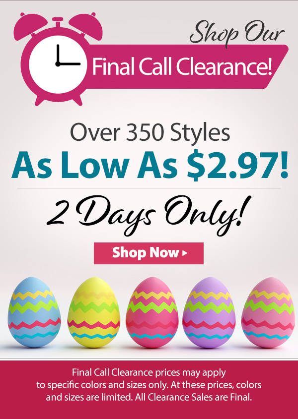 🚨 Final Call Clearance is Here! 2 Days Only - Carol Wright Gifts