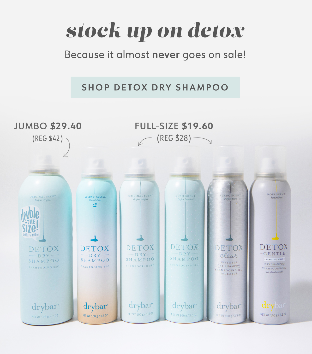 Stock up on Detox