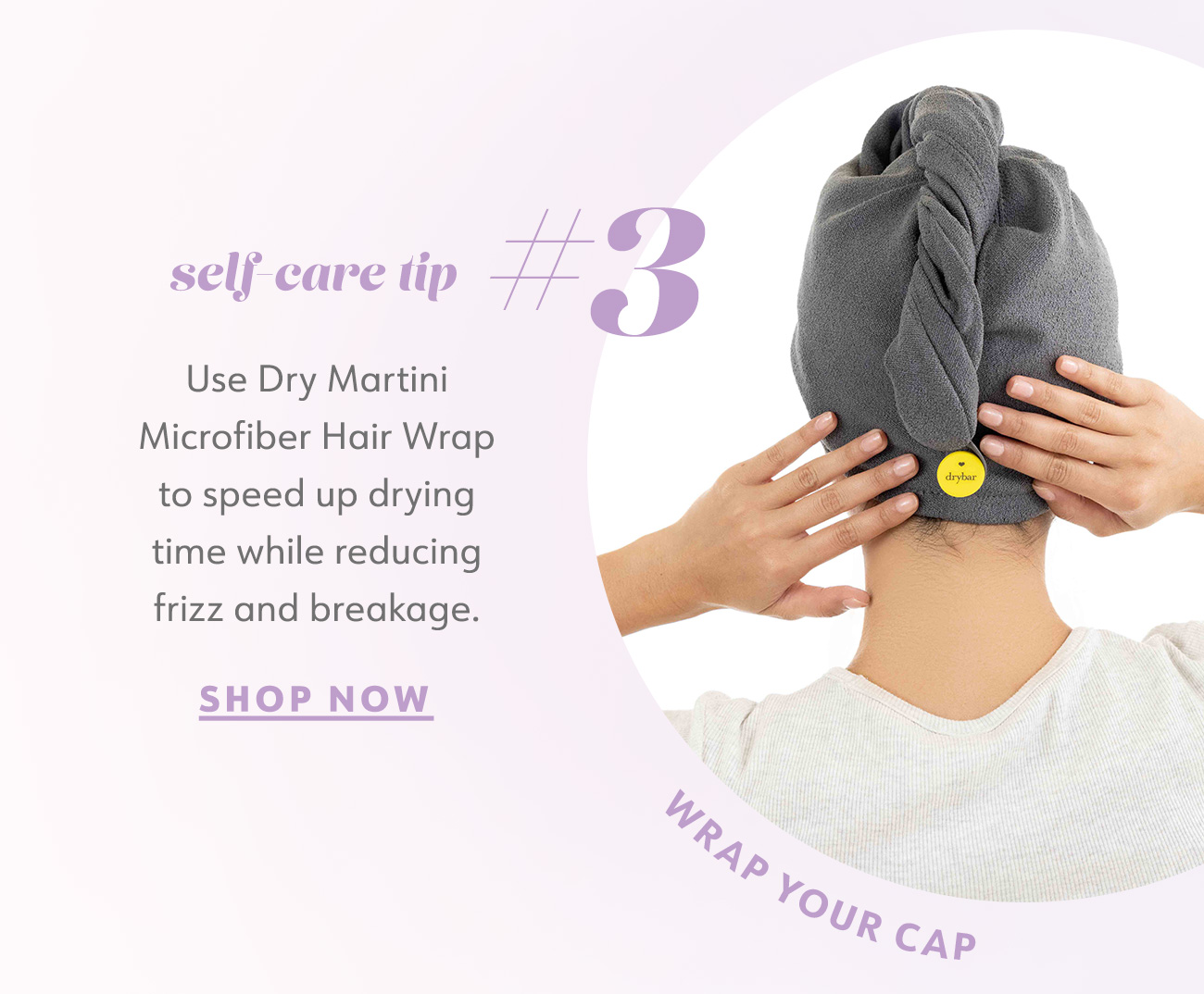 Dry Martini Microfiber Hair Wrap