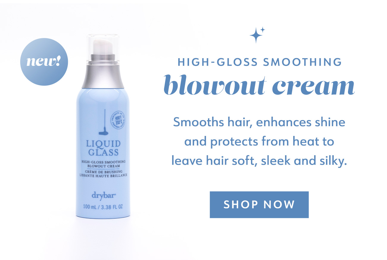 Liquid glass blowout cream