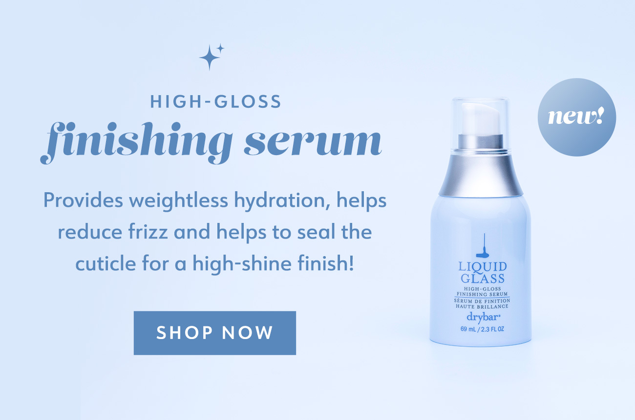 Liquid glass finishing serum