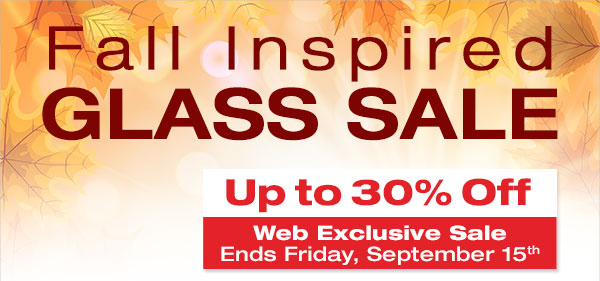 Fall Glass Sale