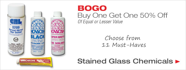 BOGO 50% Off Stained Glass Chemicals