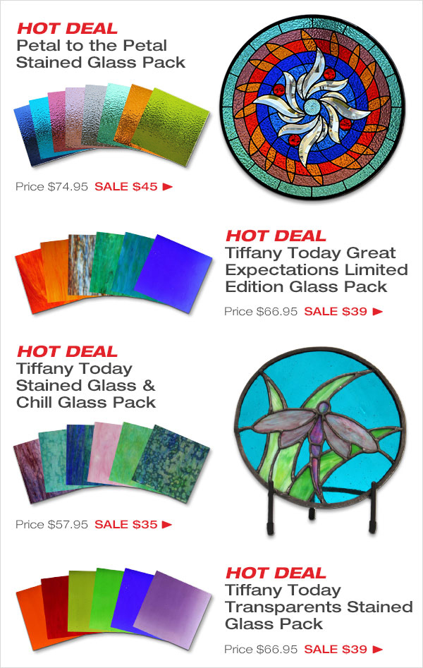 Stained Glass Exclusive Glass Packs
