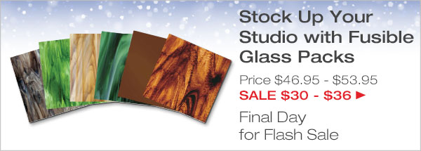 Save on Winter Glass Packs