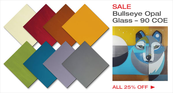Bullseye Opal Glass Sale