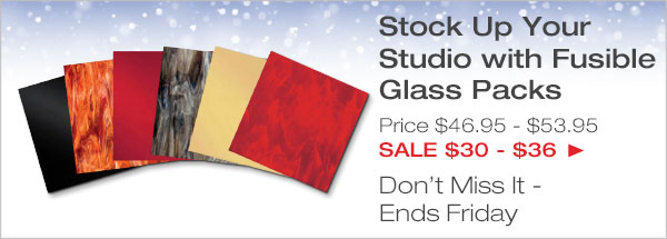 Stock Up Your Studio with Glass Packs