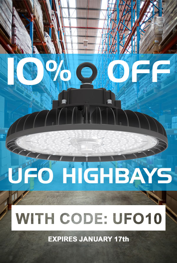 10% Off UFO High Bays
