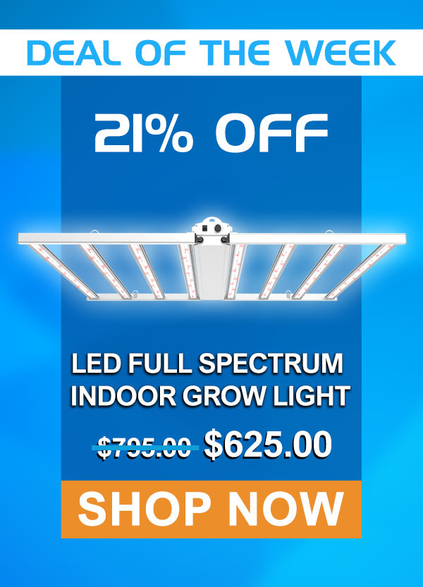 21% off LED Full Spectrum Indoor Grow Lights