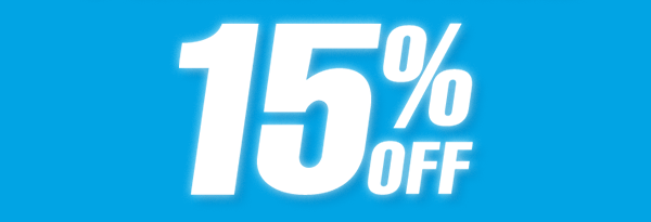 15% OFF