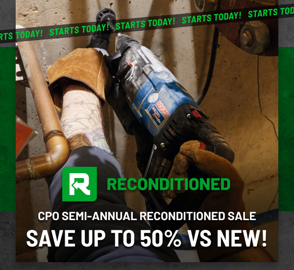 Semi-Annual Reconditioned Sale