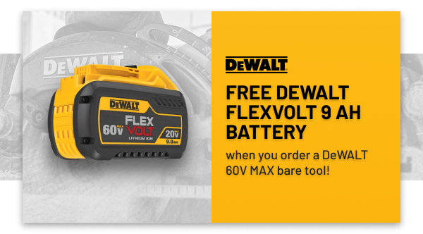 Free DeWalt Battery