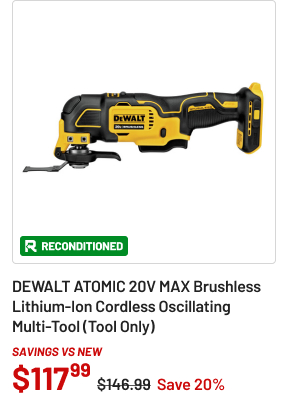 Factory Reconditioned Dewalt