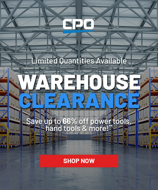 Save up to 66% During our Warehouse Clearance Sale! - CPO Outlets