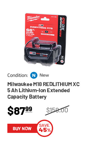 Milwaukee Extended Capacity Battery