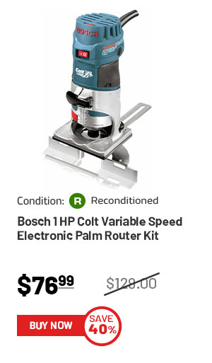 Bosch Electronic Palm Router Kit