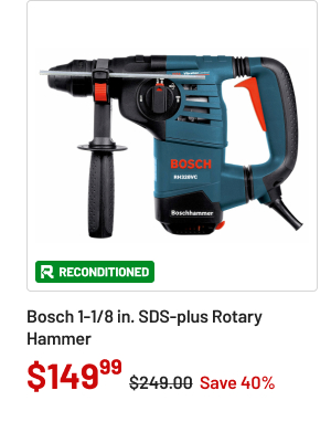 Bosch 1-1/8 in. SDS-plus Rotary Hammer
