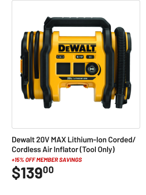 Dewalt inflator