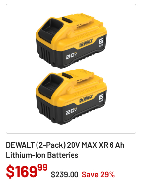 Dewalt Batteries