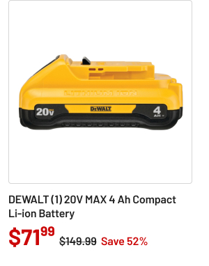 Dewalt Battery