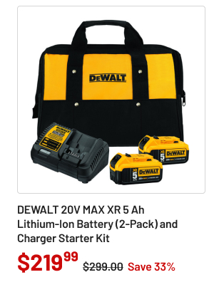 Dewalt Starter Kit