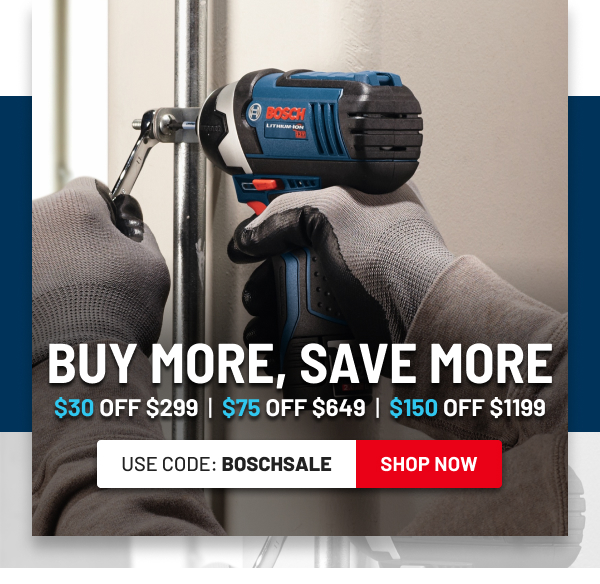 Bosch Buy More Save More