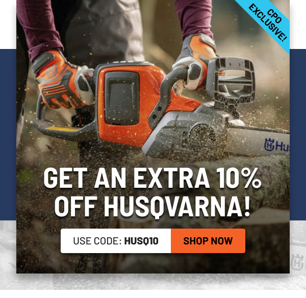 10% off Husqvarna