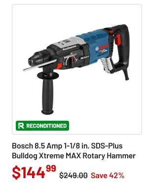 Bosch 8.5 Amp 1-1/8 in. SDS-Plus Bulldog Xtreme MAX Rotary Hammer