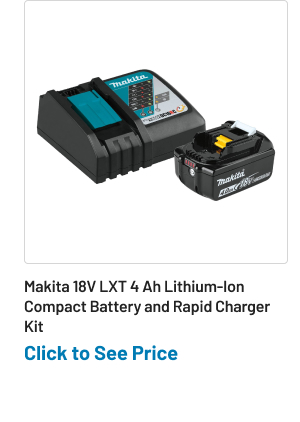 Makita 18V LXT 4 Ah Lithium-Ion Compact Battery and Rapid Charger Kit