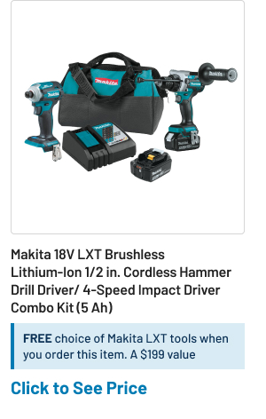 Makita 18V LXT Brushless Lithium-Ion 1/2 in. Cordless Hammer Drill Driver/ 4-Speed Impact Driver Combo Kit (5 Ah)