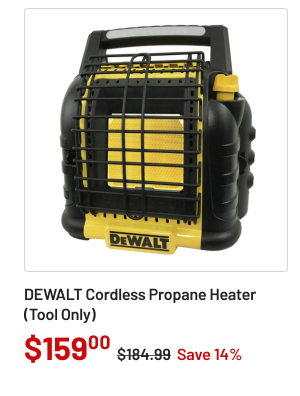 Dewalt Cordless Propane Heater (Tool Only)