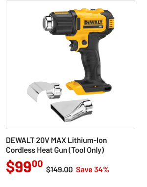 Dewalt 20V MAX Lithium-Ion Cordless Heat Gun (Tool Only)