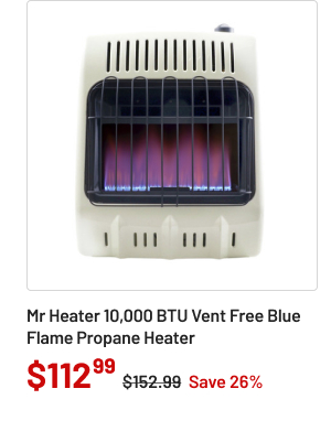 Mr. Heater F299710 10,000 BTU Vent Free Blue Flame Propane Heater