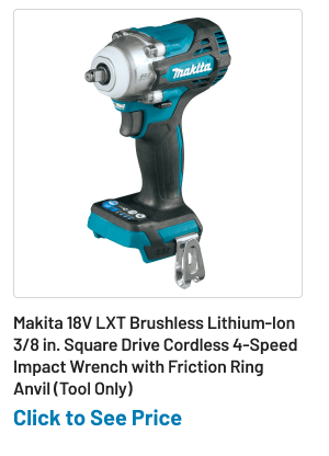 Makita 18V LXT Brushless Lithium-Ion 3/8 in. Square Drive Cordless 4-Speed Impact Wrench with Friction Ring Anvil (Tool Only)